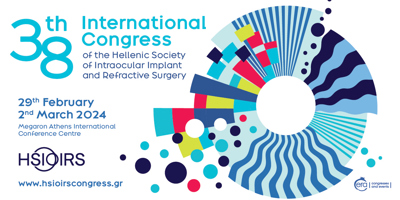 38th International Congress of the Hellenic Society of Intraocular Implant and Refractive Surgery (HSIOIRS)