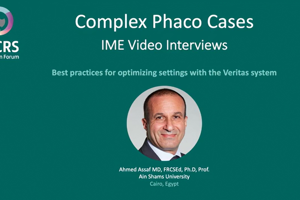 Phaco IME Forum: Best practices for optimizing settings with the Veritas system