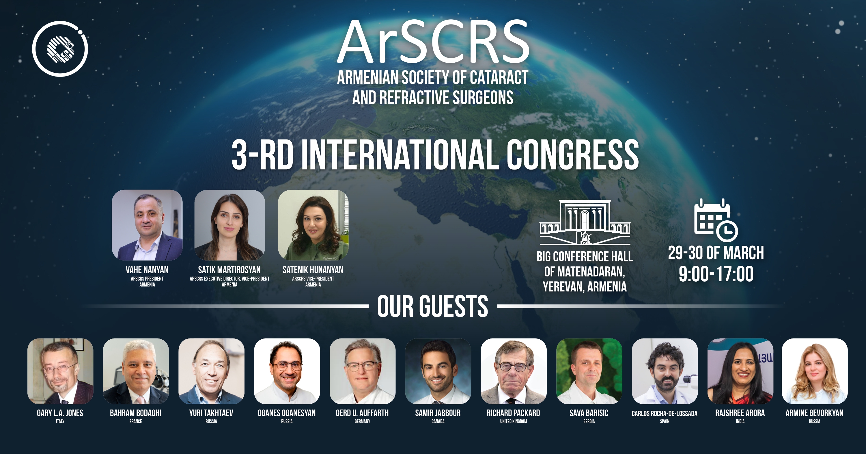 The 3rd International Congress of ArSCRS