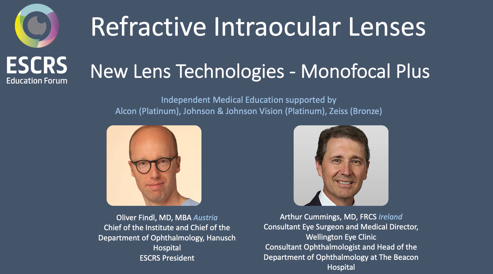 RIOL Podcast: New Lens Technologies - Monofocal Plus