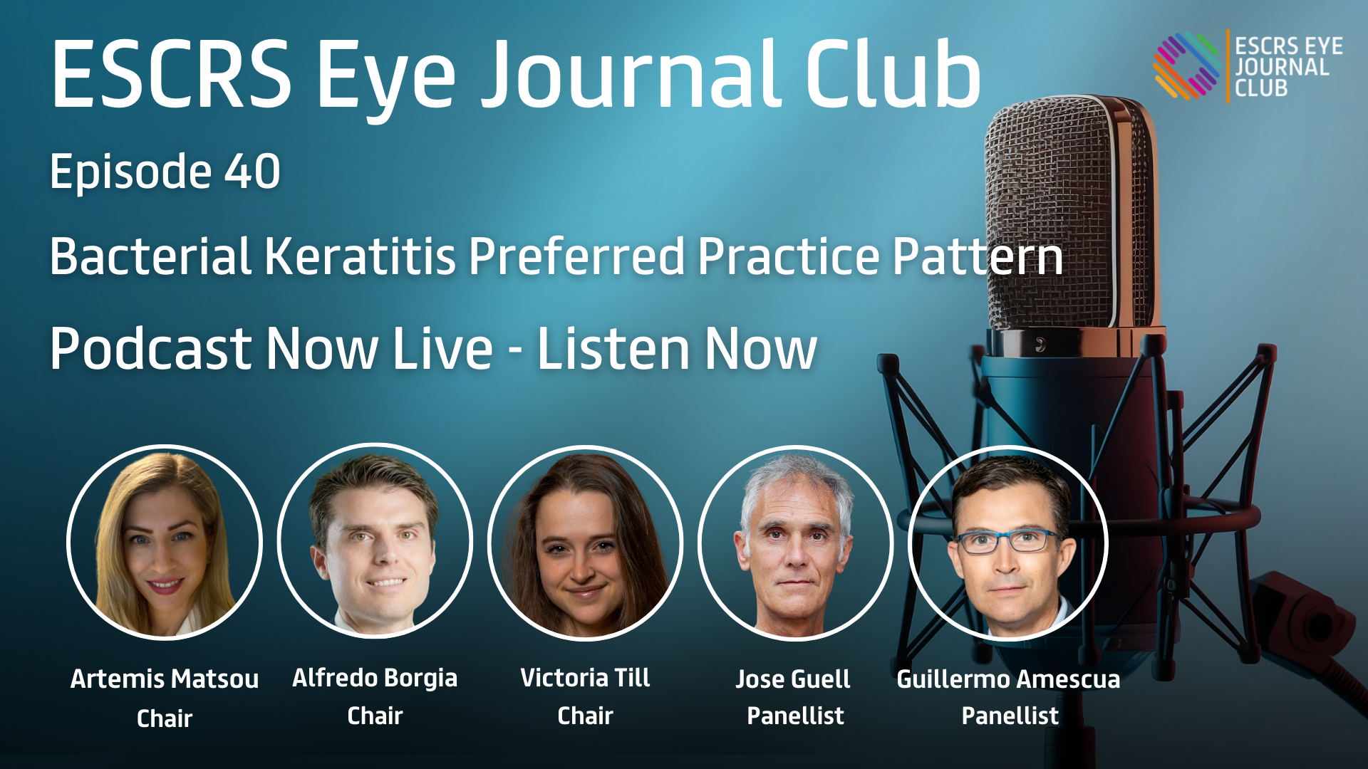 ESCRS Eye JC Ep. 40 - Video - Bacterial Keratitis Preferred Practice Pattern