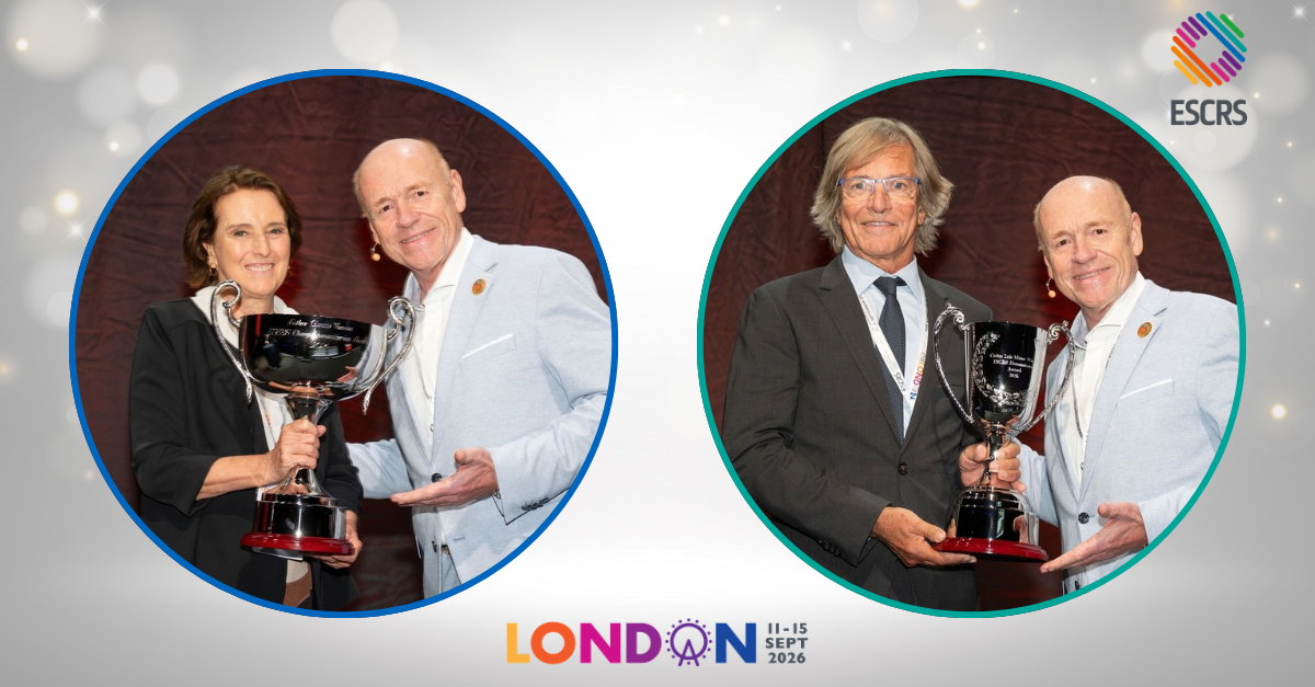 ESCRS Celebrates First-Ever Humanitarian Awards Recipients at the London Congress 2026