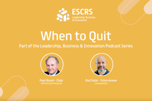 Leadership, Business & Innovation Podcast: When To Quit