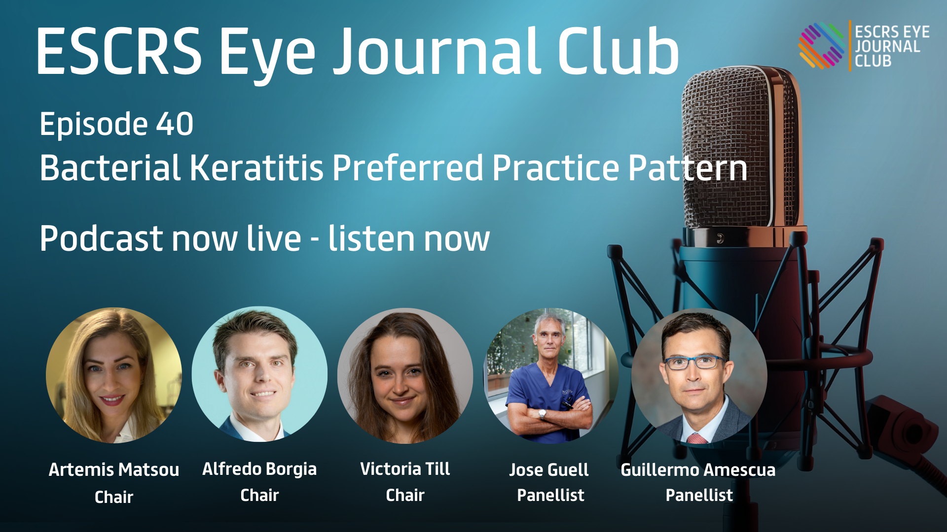 ESCRS Eye JC Ep. 40 - Video - Bacterial Keratitis Preferred Practice Pattern