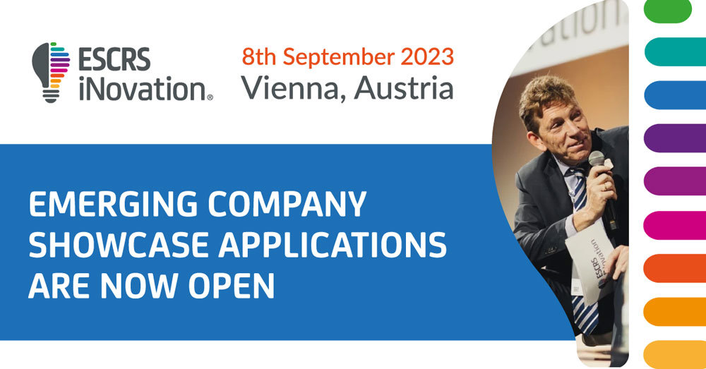 ESCRS iNovation: 8 Sept - Emerging Company Showcase applications now open