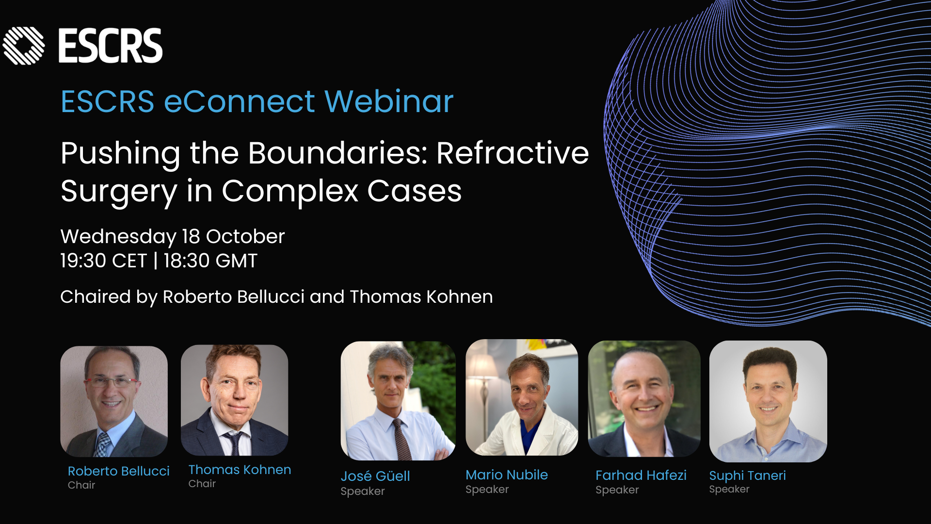 ESCRS eConnect Webinar - Pushing the Boundaries: Refractive Surgery in Complex Cases - Podcast 
