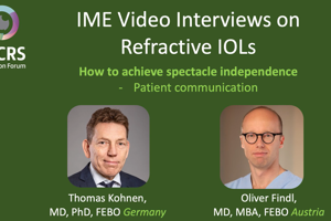 RIOL Video Interviews: How to achieve spectacle independence - Patient communication